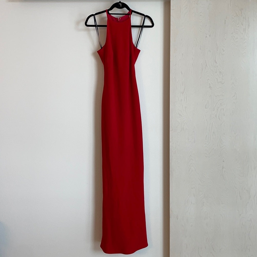 Calvin Klein Red Formal Gown